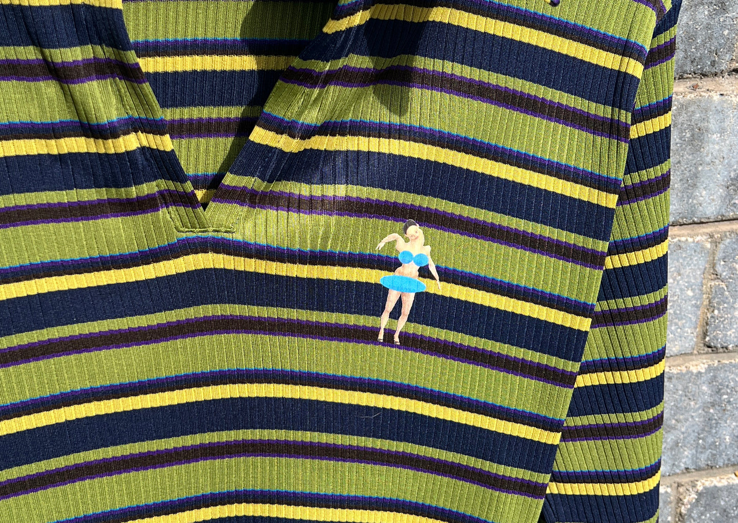 Up-cycled Jersey Top